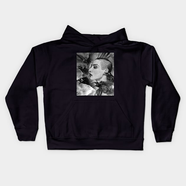 Raven Kids Hoodie by Mini Paul